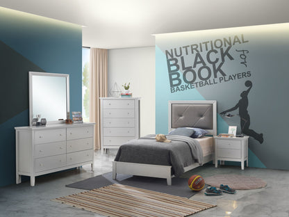 Padded Headboard Bed