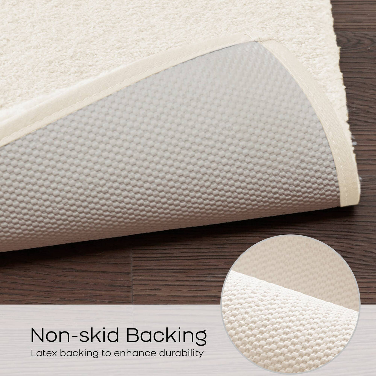Marshmallow - 20" x 30" Bath Rug - Ivory