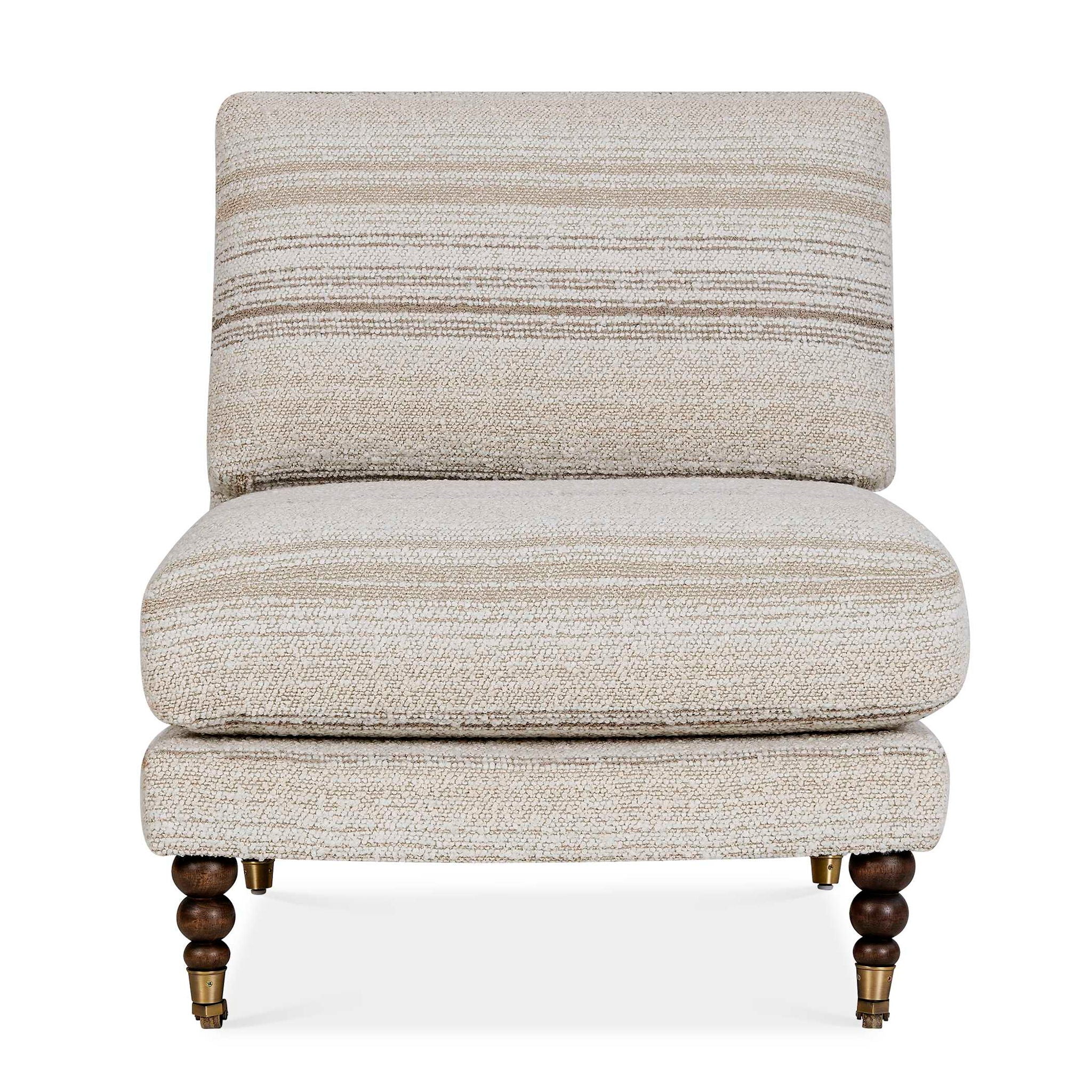 Chatsworth - Modern Slipper Chair - White