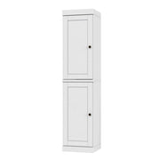 72" White Solid Wood Two Door Pantry Or Storage Closet