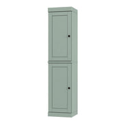72" Sage Solid Wood Two Door Pantry Or Storage Closet