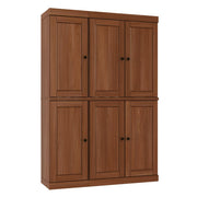 72" Coffee Solid Wood 8 Pantry Or Storage Closet
