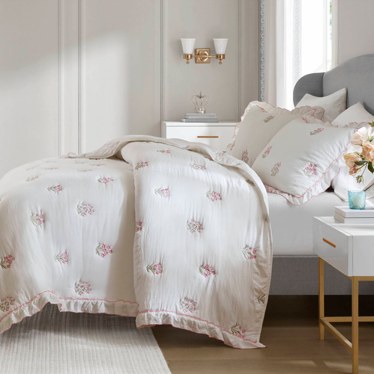 Aglaia - Quilt Set - Pink