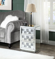 Noralie - Accent Table - Silver - Glass