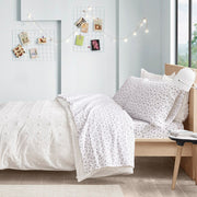 Cozy Soft - Novelty Print Sheet Set - Gray Stars