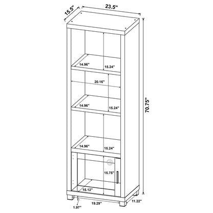 Vivek - 3 Shelf Media Tower