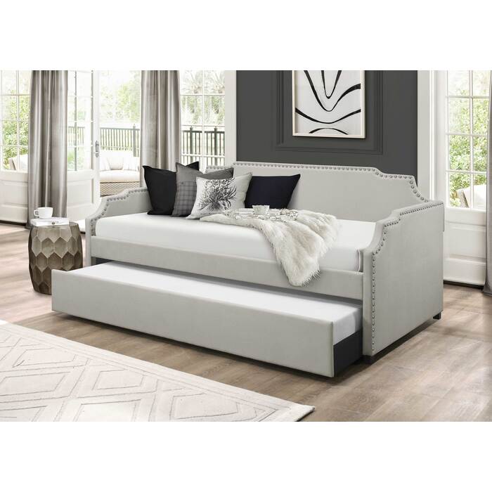Fabric Day Bed w/ Trundle - TWIN-TWIN