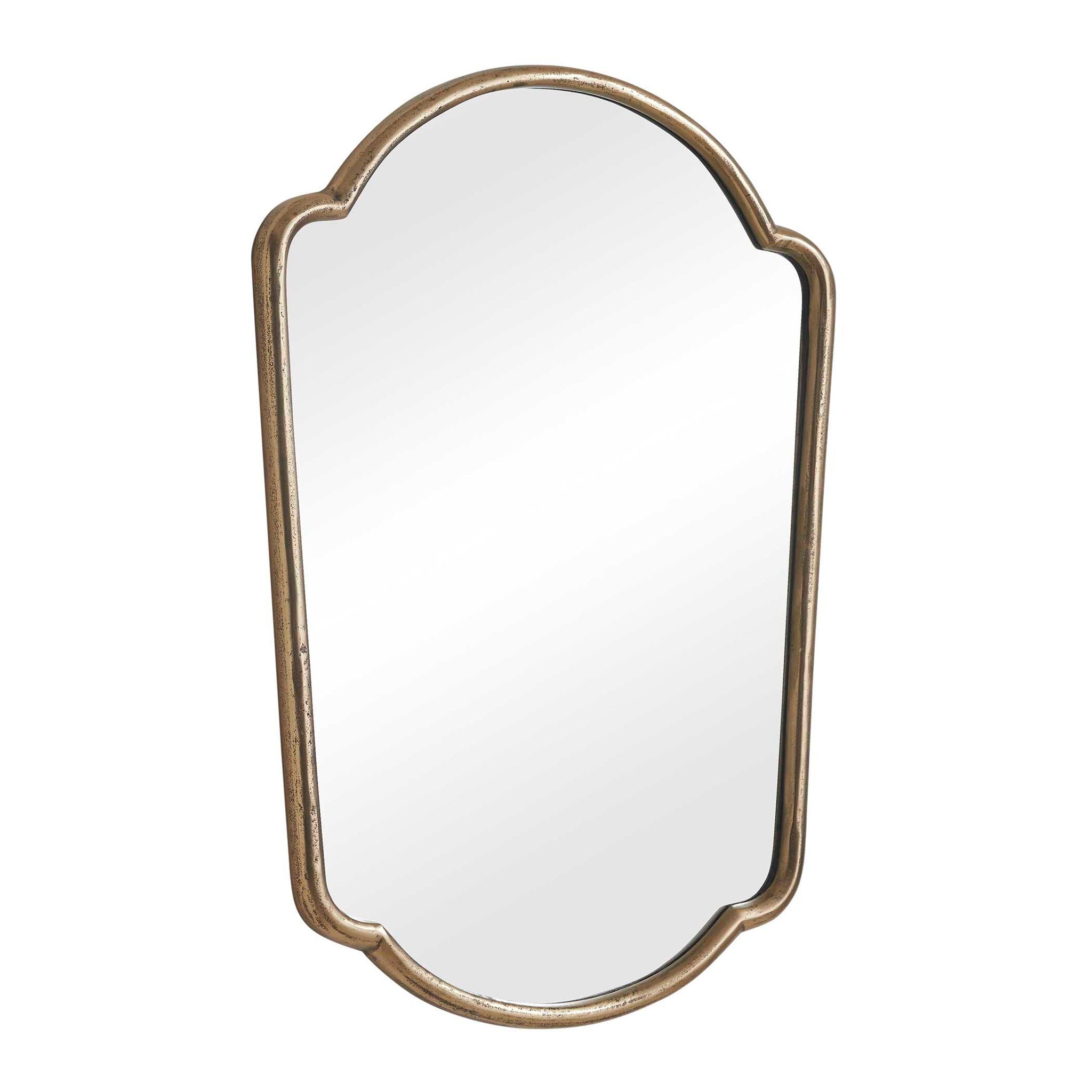 Naomi - Mirror - Antique Brass