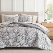 Nixon - 5 Piece Twin Long Comforter Set - Gray
