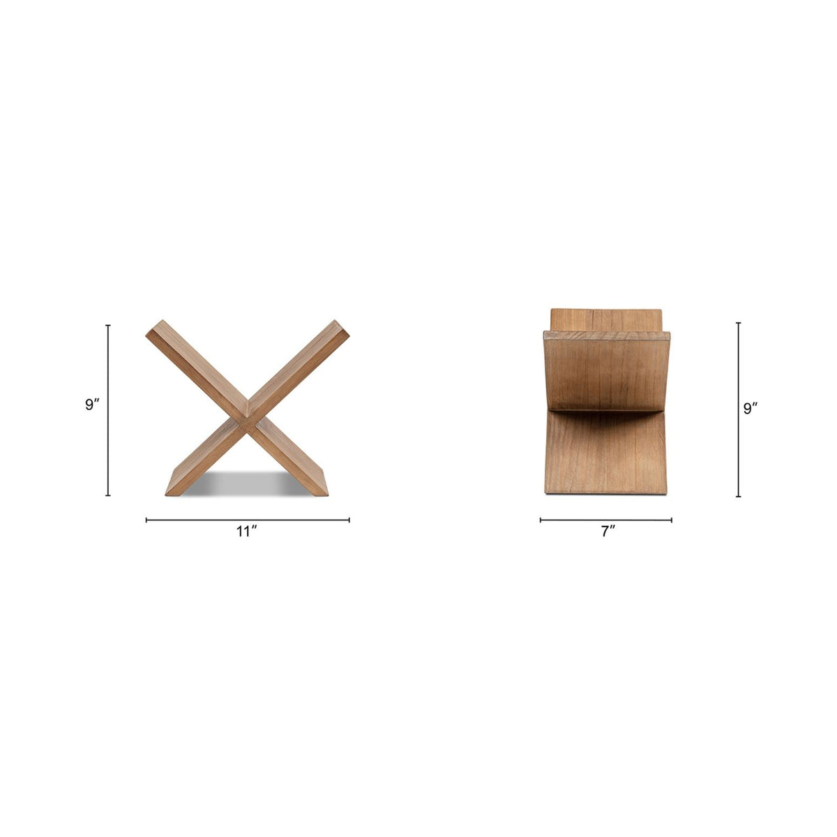 Otto - X Shaped Display Shelf
