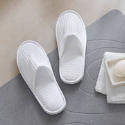 Waffle - Premium Slippers - White