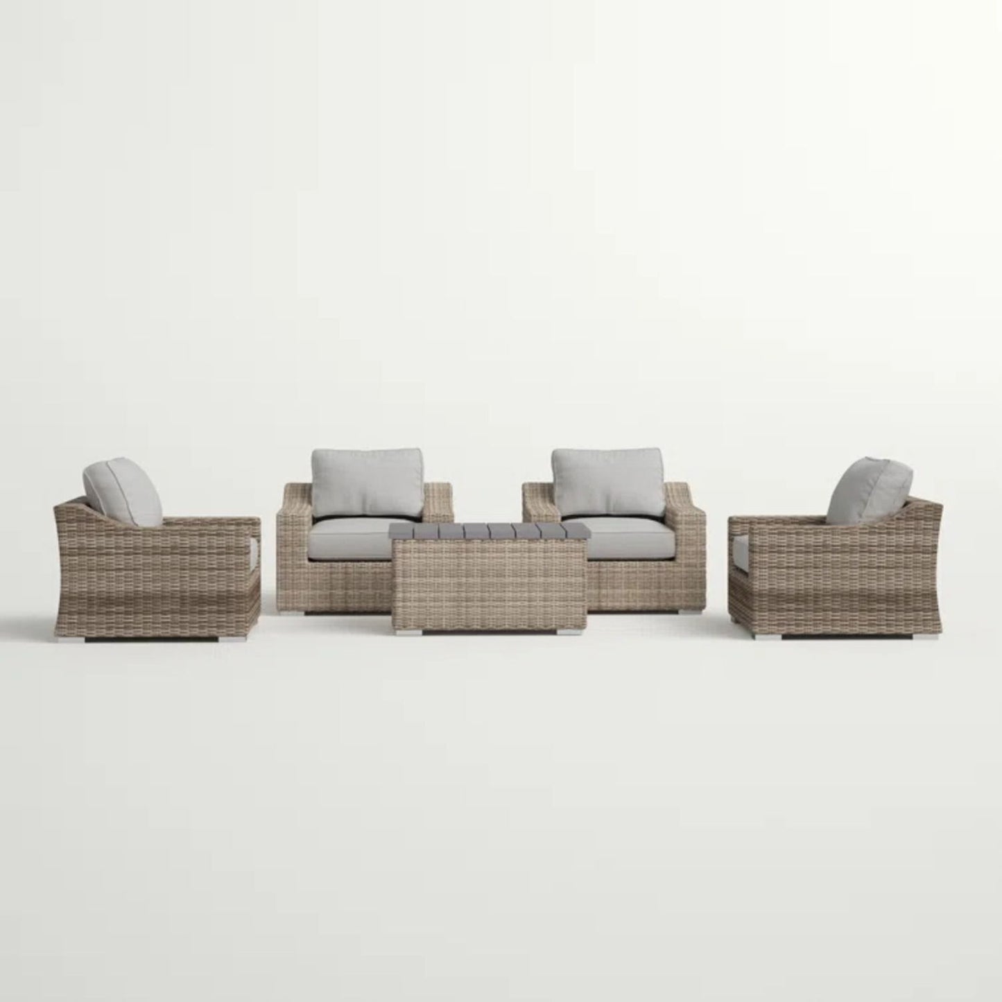 Stylish Sofa Seating Group With Cushions Perfect For Outdoor Gatherings