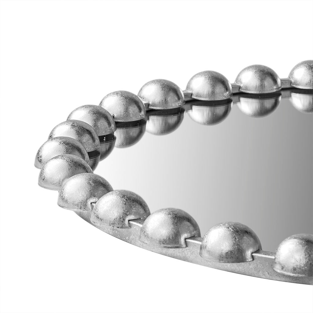 Marlowe - 36" Round Wall Decor Mirror - Silver