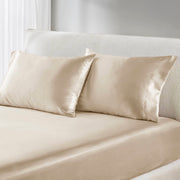 Satin - Standard Luxury Pillowcases (Set of 2) - Champagne