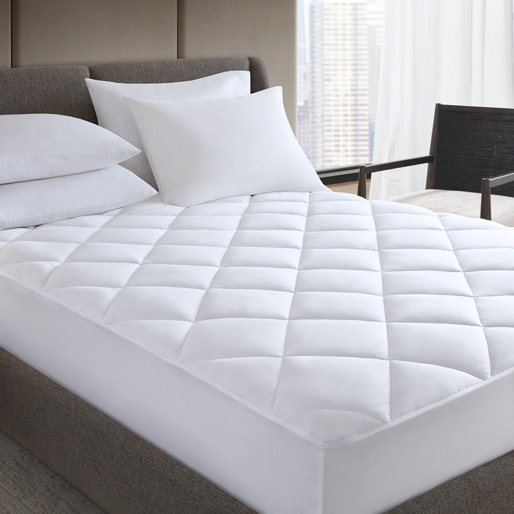 Microfiber Luxury - Queen Luxury Mattress Pad - White