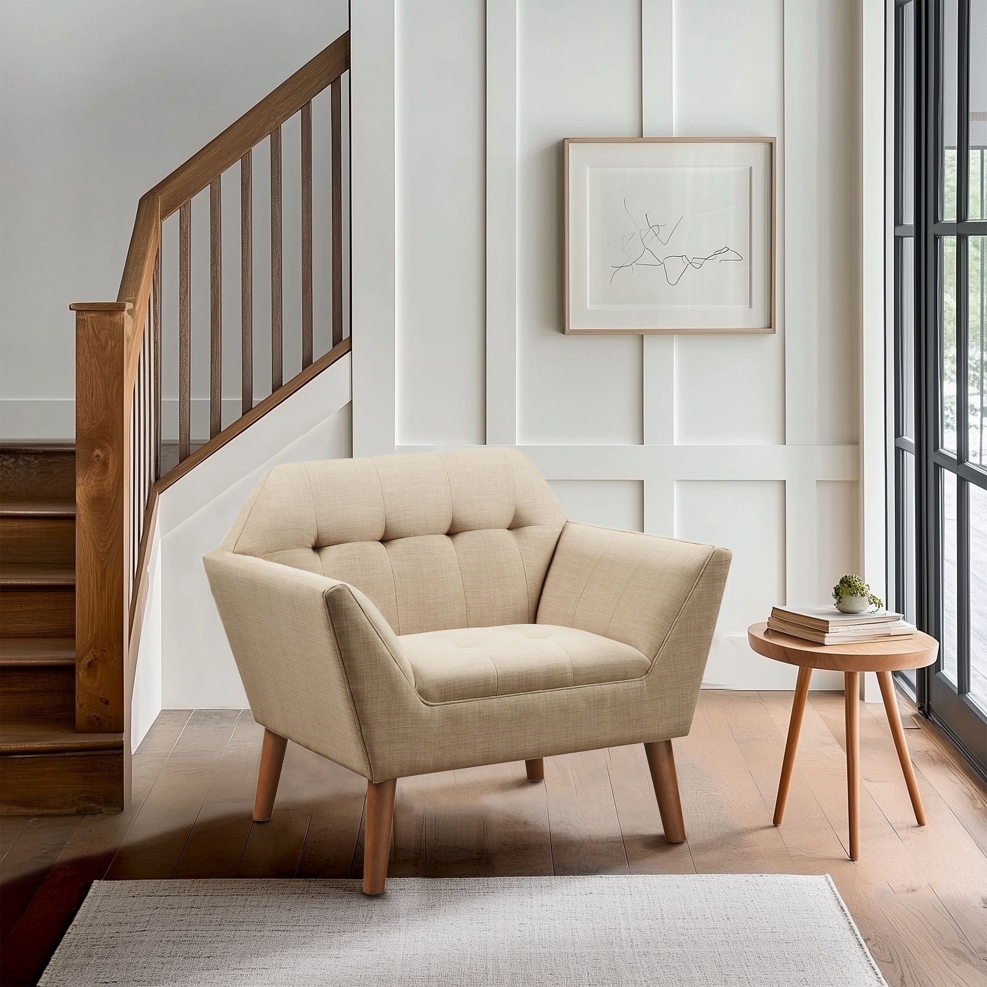 Newport - Lounge Chair - Beige