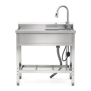 Freestanding Utility Sink With Accents