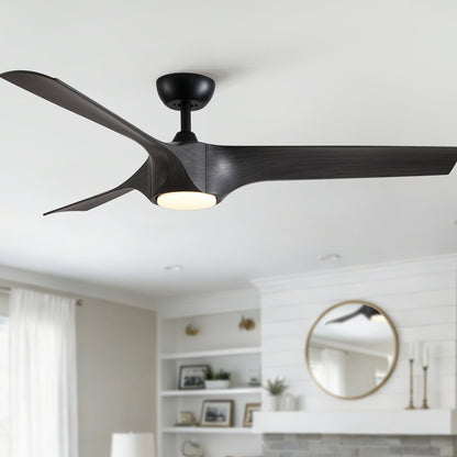 Reversible Quiet Motor Ceiling Fan Light With ABS Blades