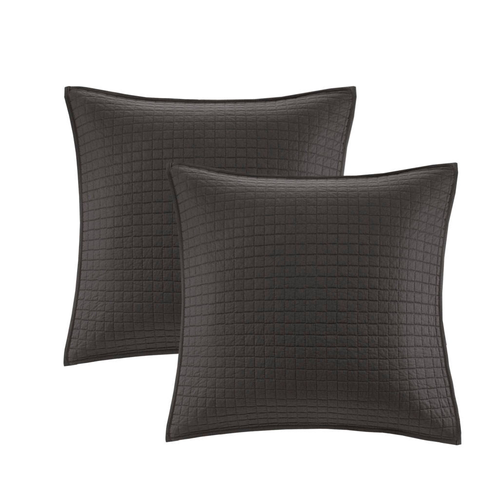 Brooklyn - Twin Duvet Cover Set - Charcoal