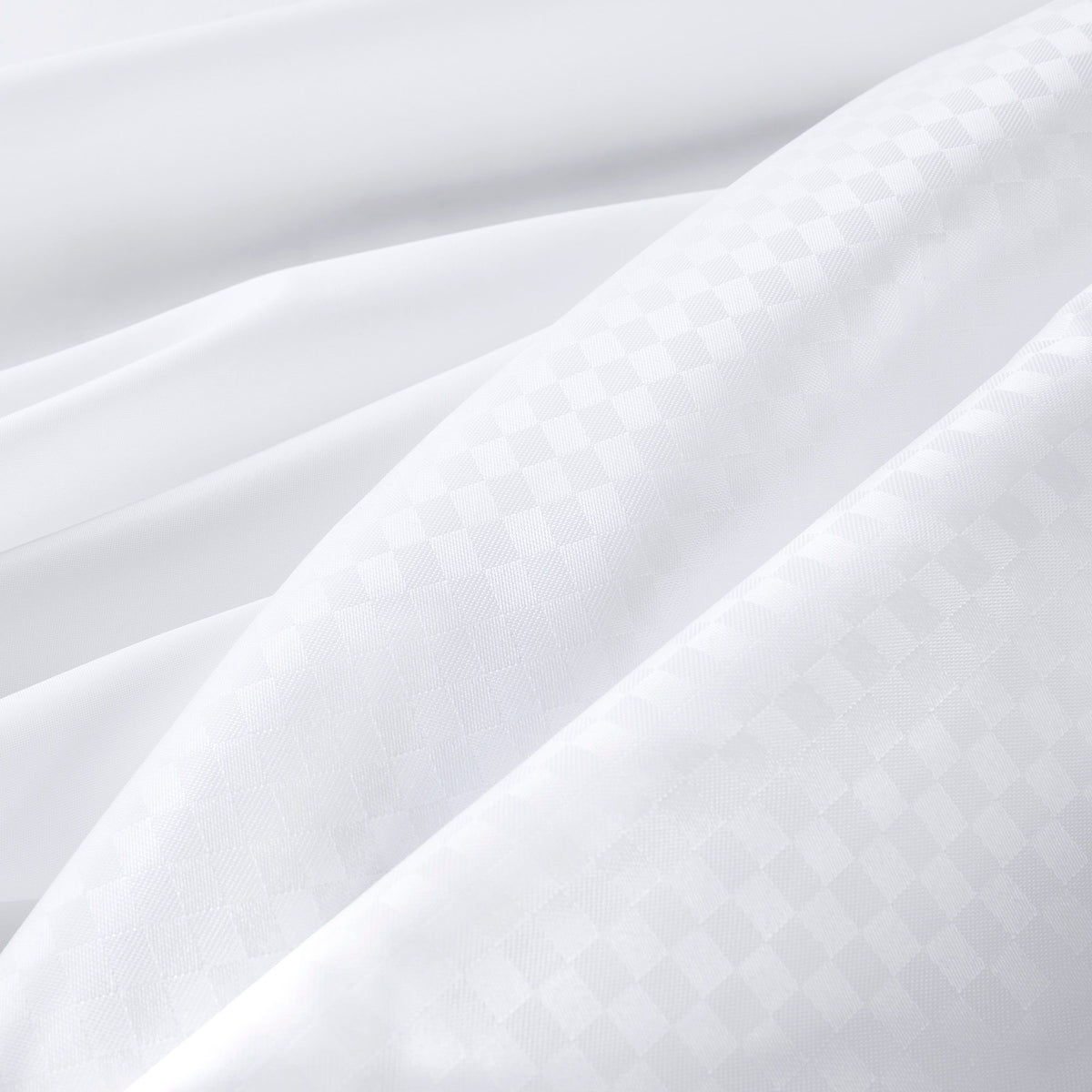 Plain Weave - Essential Shower Curtain - White