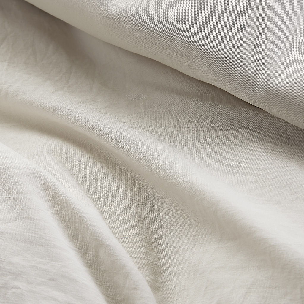 Porter - Queen Soft Washed Pleated Comforter Set - Neutral