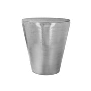 Drum Accent Side Table, Contemporary, Elegant Design - Chrome