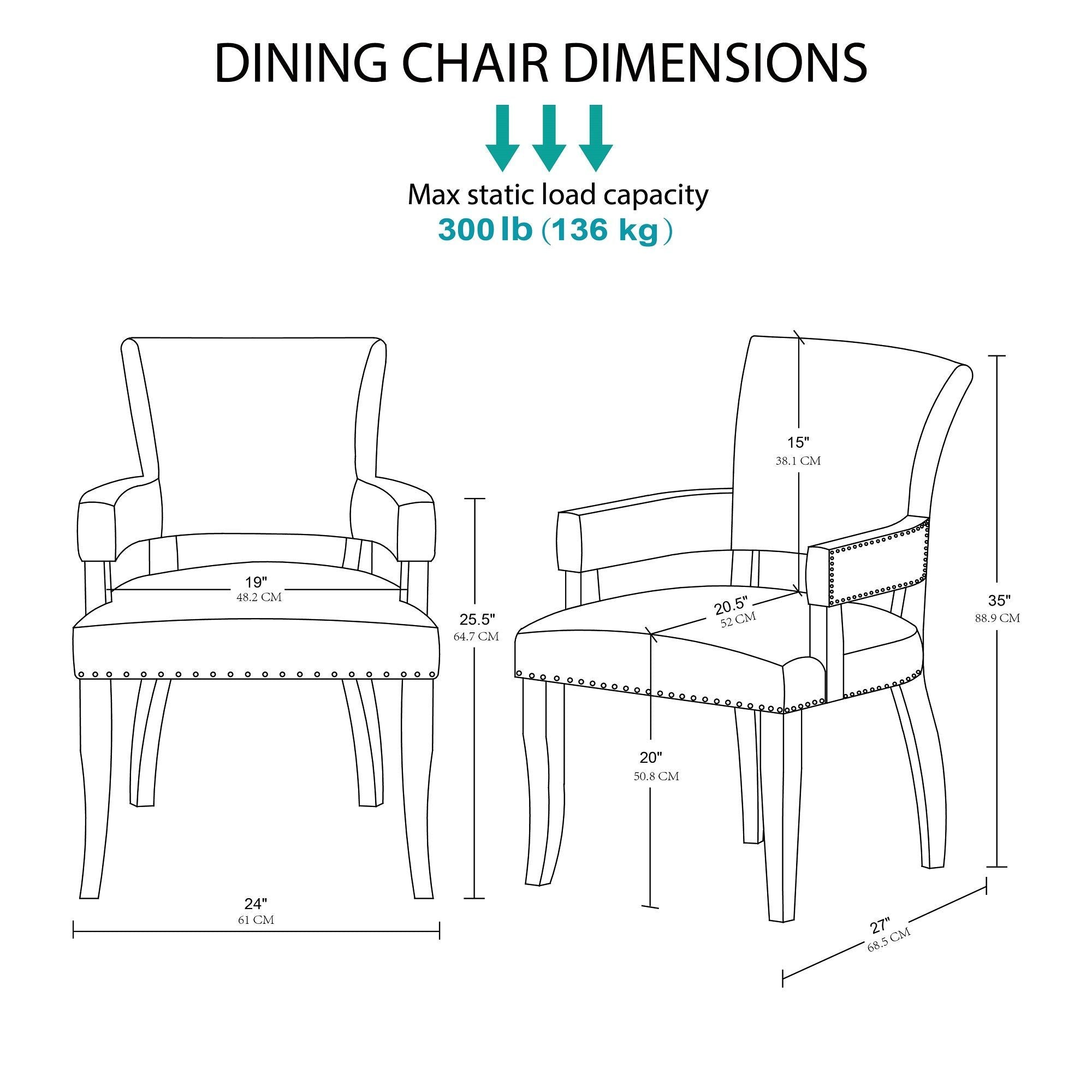 Dawson - Arm Dining Chair - Blue