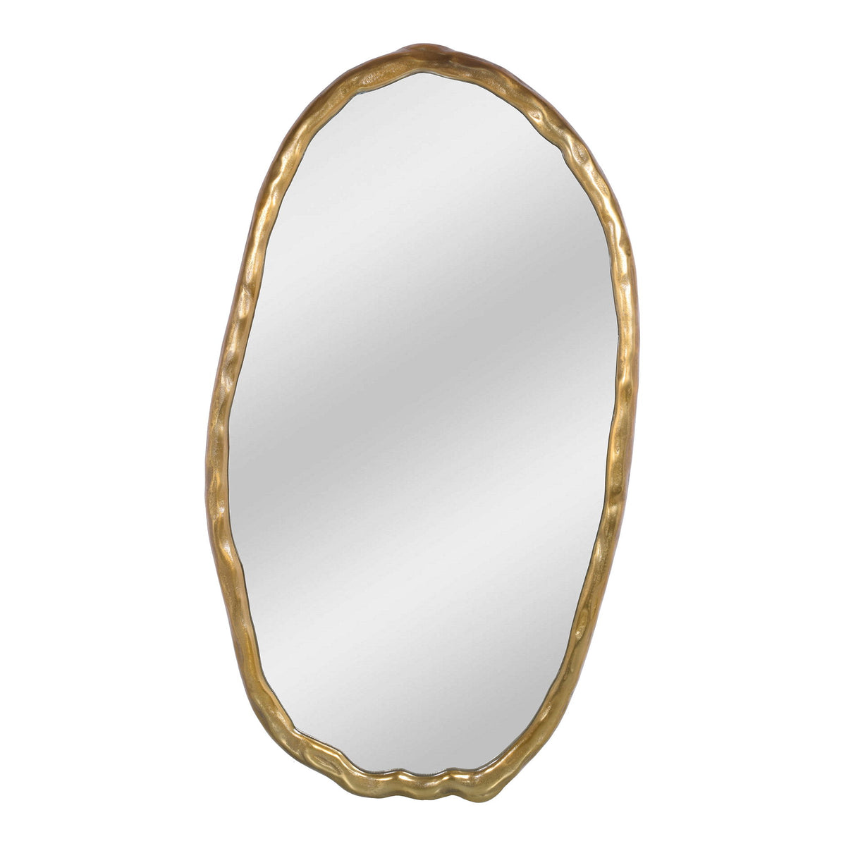 Foundry - Oval Mirror - Gold