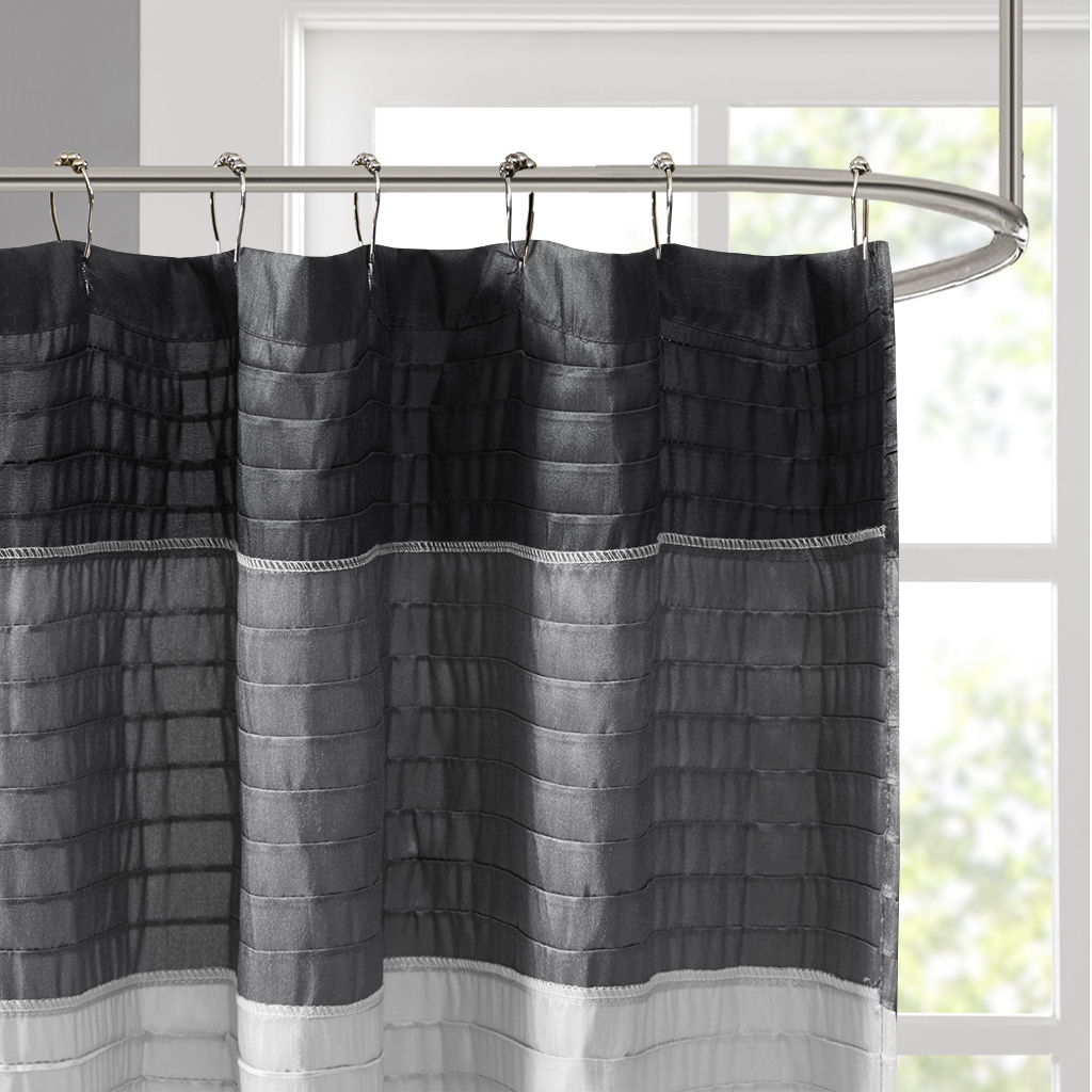 Amherst - Shower Curtain - Black