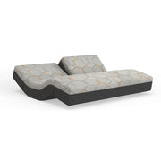 12" Split Head California King Firm Copper Gel Infused, Memory Foam Mattress - White