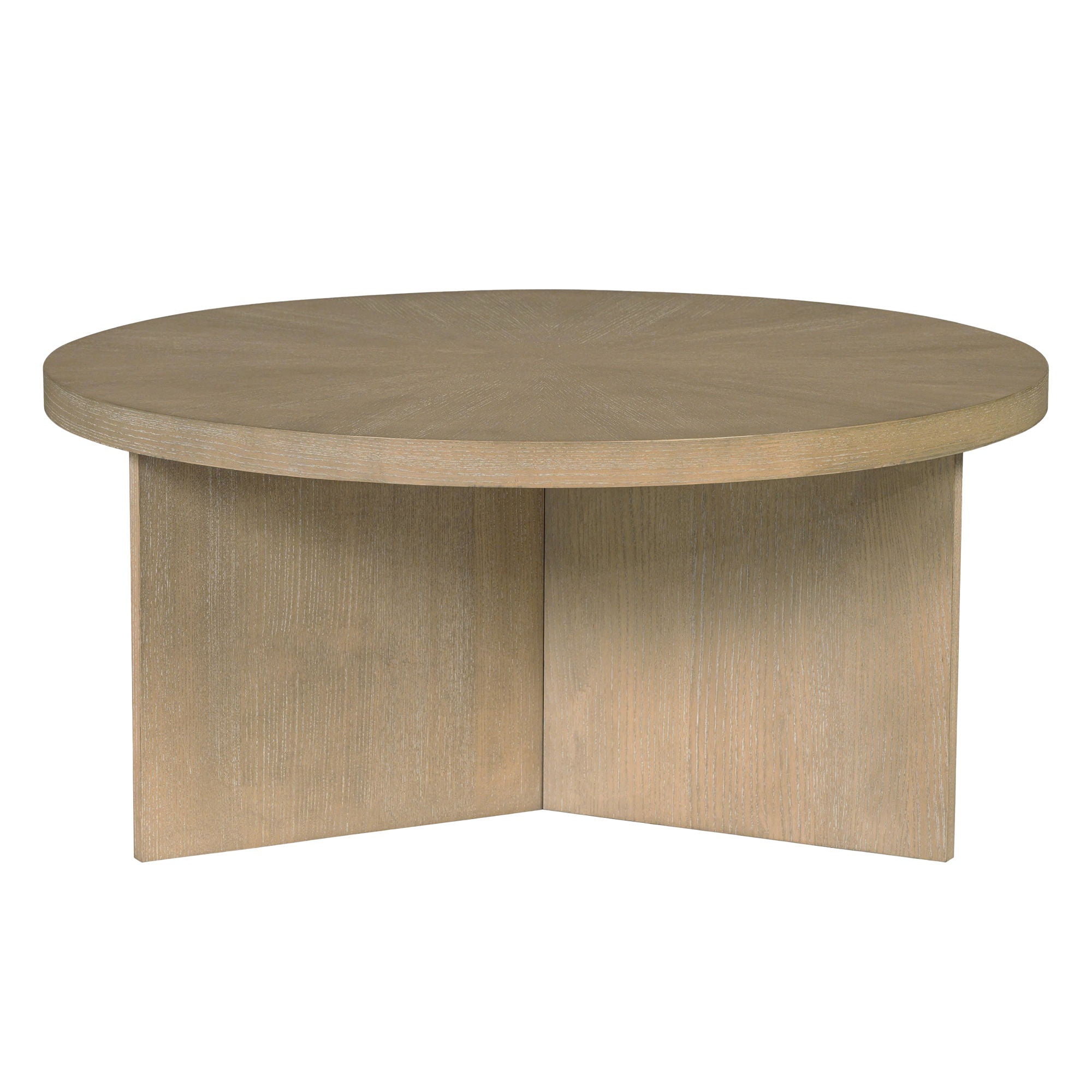 Sadie - Round Coffee Table - Reclaimed Greige