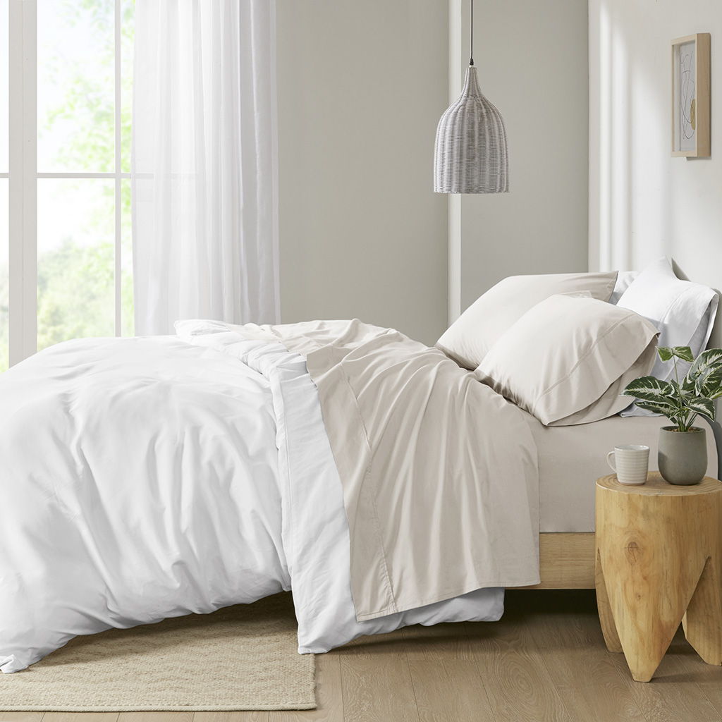 Peached Percale - Sheet Set - Ivory