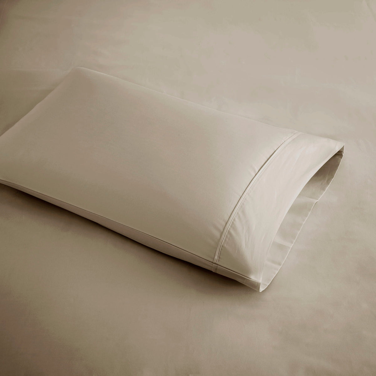 600 Thread Count - King Cooling Cotton Blend 4 Piece Sheet Set - Khaki