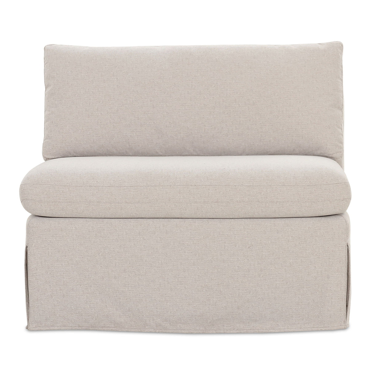 Fable - Slipcover Dining Chair And Half - Beige