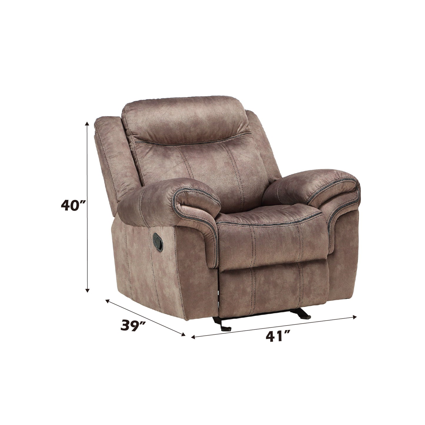 Zubaida - Two Tone Glider Recliner