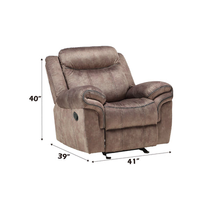 Zubaida - Two Tone Glider Recliner