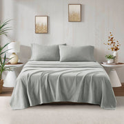 Micro Fleece - Queen Sheet Set - Gray