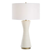 Ridgeline - Matte White Table Lamp - White