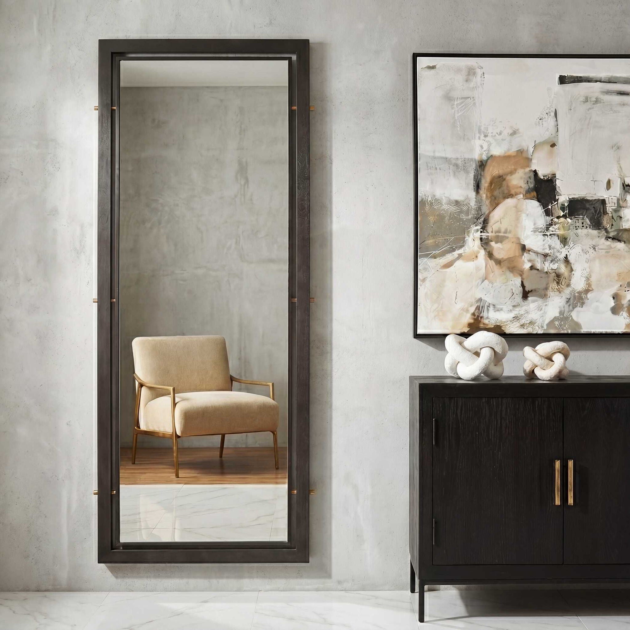Westley - Tall Mirror - Bronze