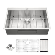 Stainless Steel Drop In Kitchen Sink, Topmount
