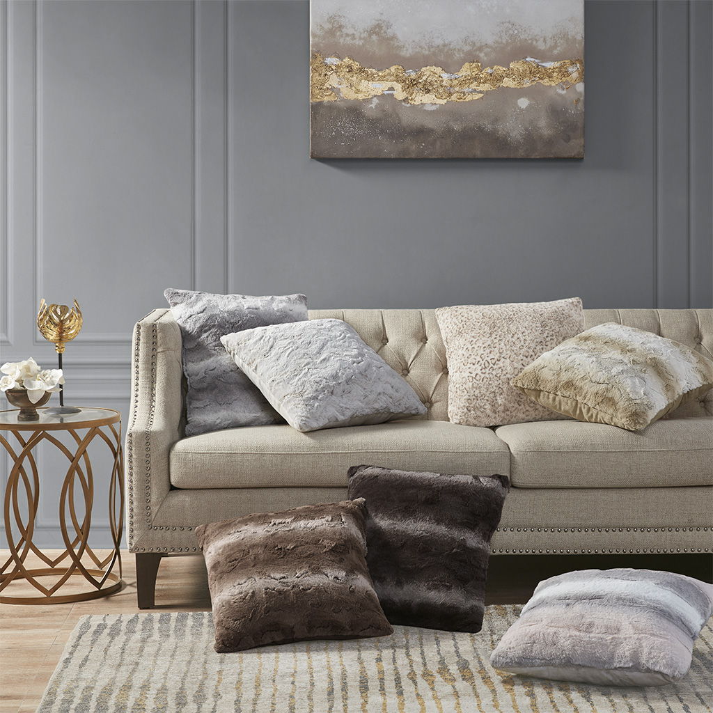Zuri - Square Pillow - Brown