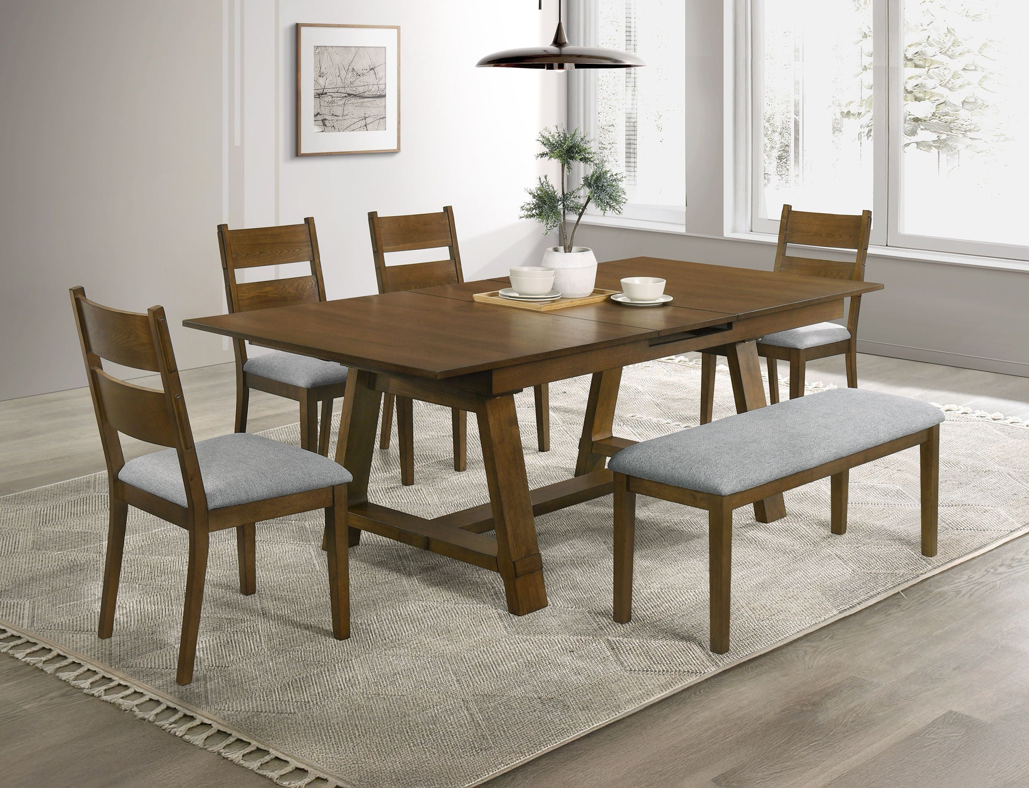 Everly - Bench - Brown