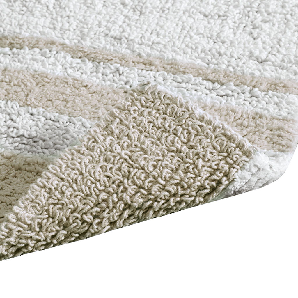Spa - 20" x 30" Reversible Bath Rug - Taupe