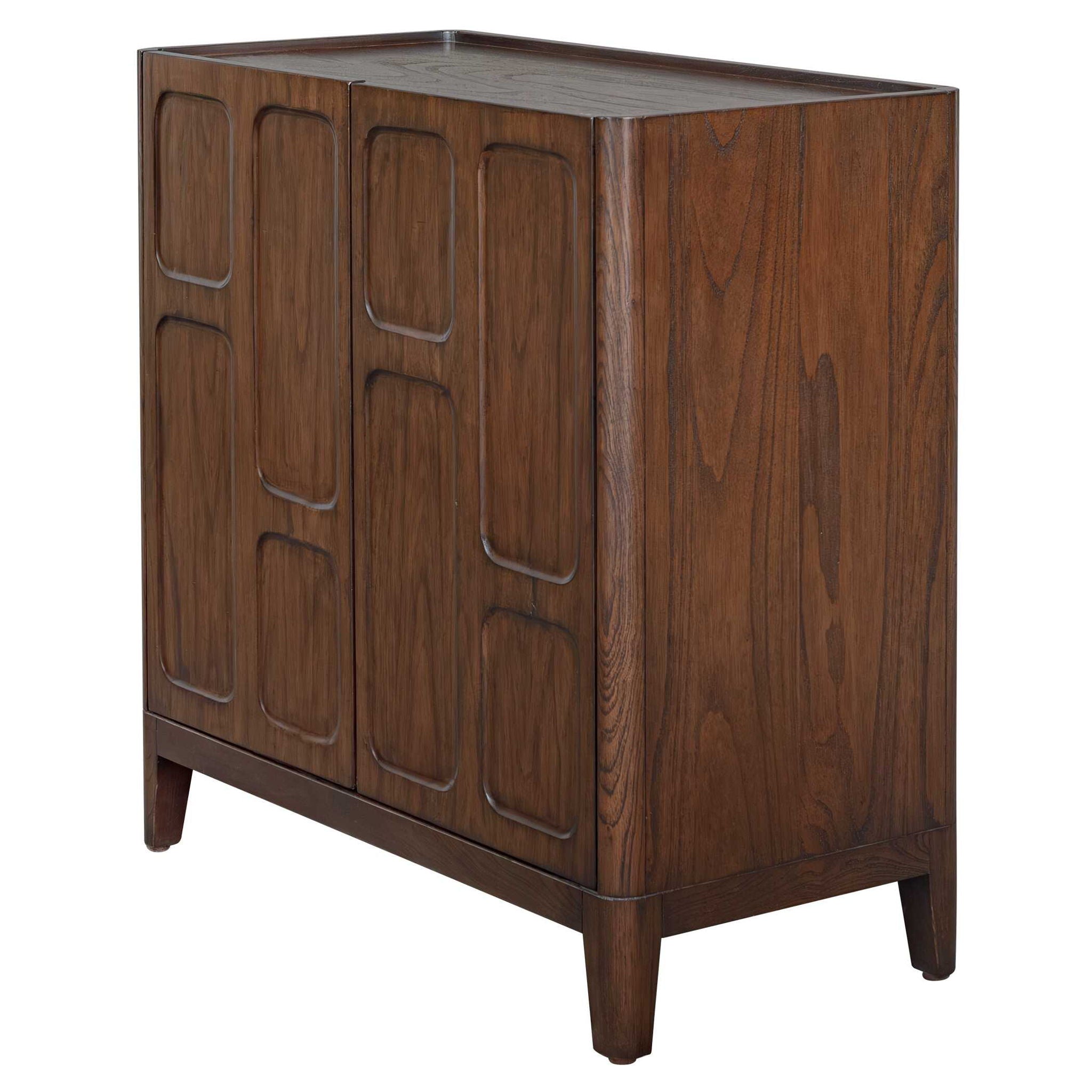 On The Block - 2 Door Cabinet - Walnut