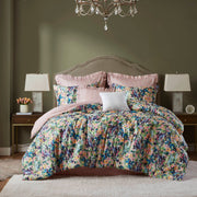 Ophelia - 8 Piece King Comforter Set - Multi