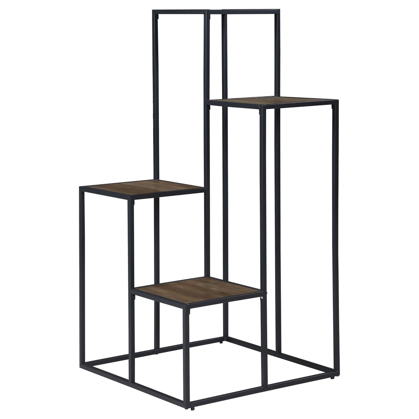 4 Tier Display Shelves - Black