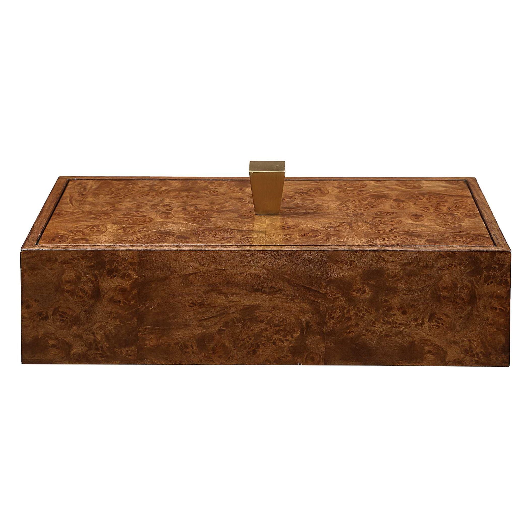 Burl Haven - Box - Dark Brown