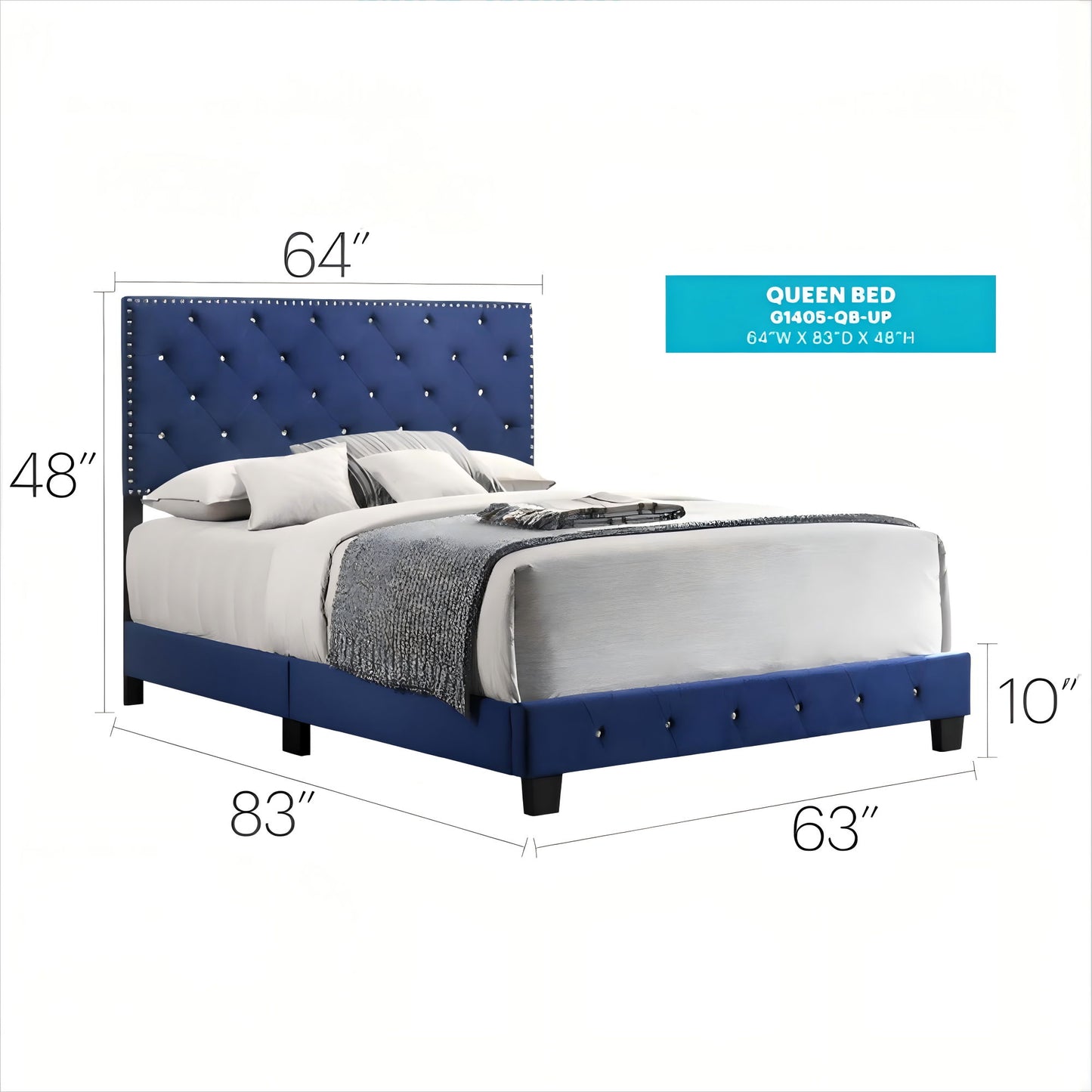 Luxurious Upholstered Bed