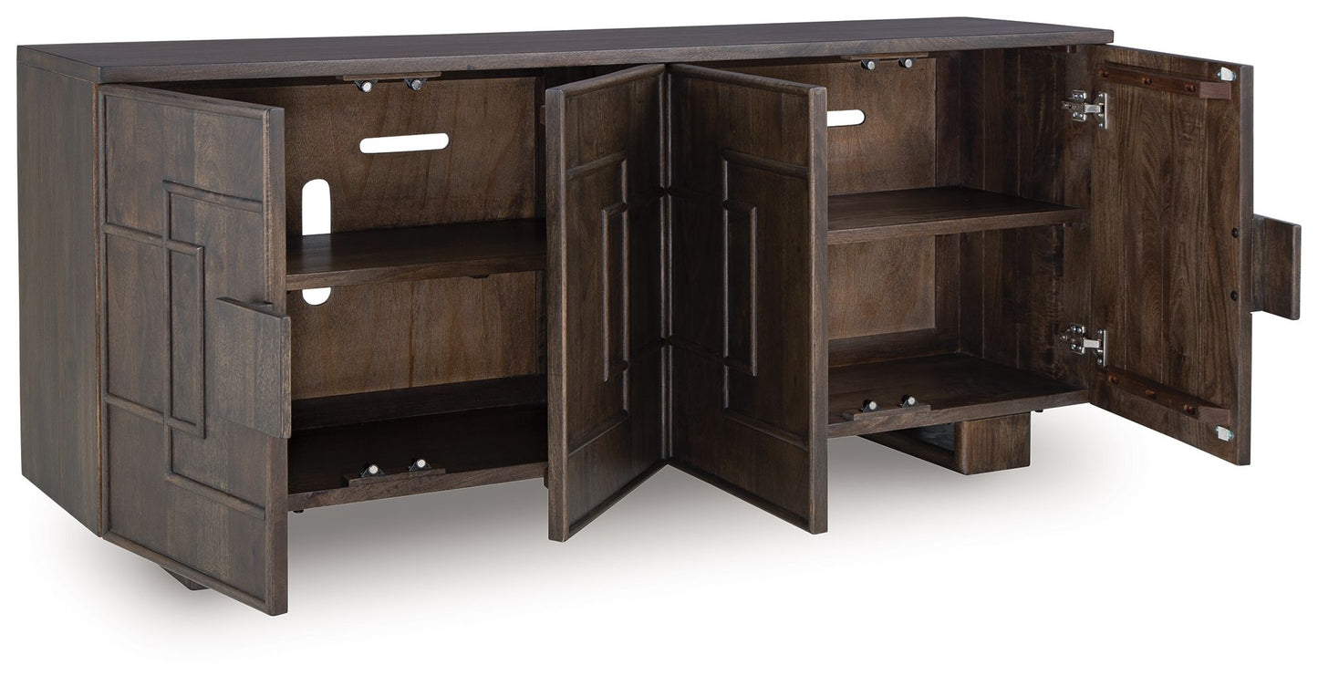 Cato - Accent Cabinet - Dark Brown