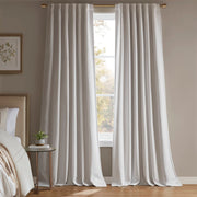 Karien - 2 Piece 52x108" Sound Blocking/Total Blackout Curtain Panel Pair - White